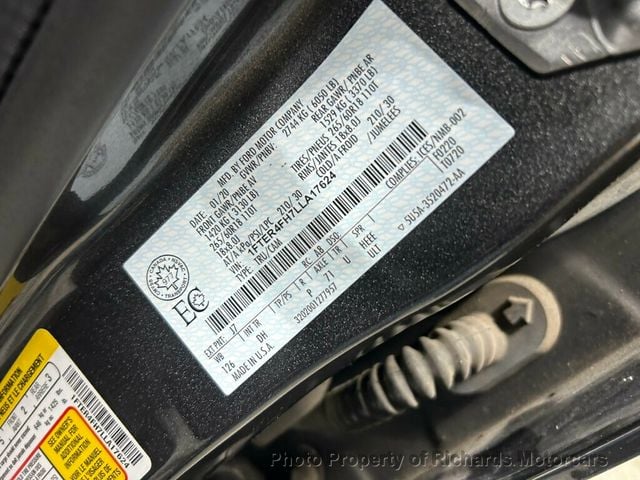 2020 Ford Ranger LARIAT 4WD SuperCrew 5' Box (C15156)